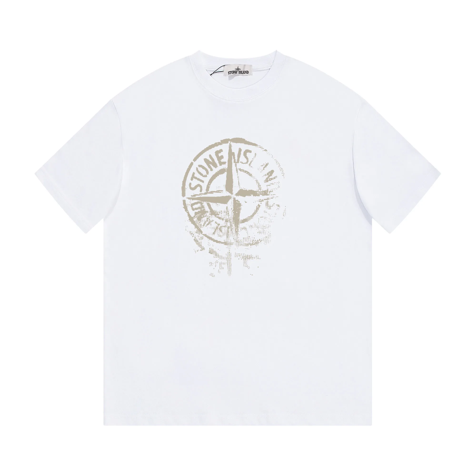 🅿️170 Stone Island Short Sleeve - Made of 280g double yarn pure cotton, the fabric color is custom-dyed and will not shrink or fade. Comfortable to the touch and super texture❤️Full set of accessories. A must-have for trendy men and trendy women, the classic off-shoulder slightly wide version is available exclusively from stock!           ⚠ Top version official website quality ❕ Color: White Black Size: S M L XL Crowd: Same style for men and women